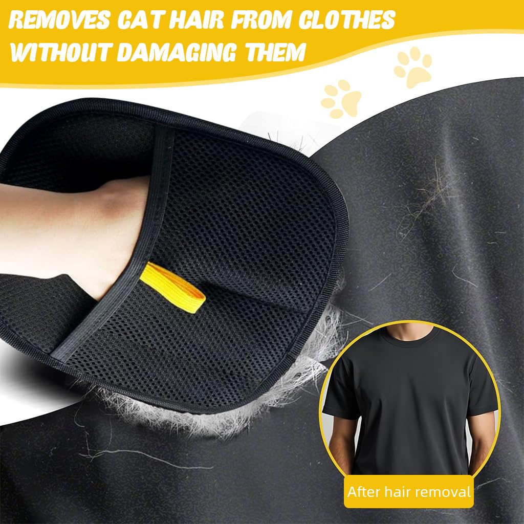 PawDaddy Static-Charged Pet Hair Removal Gloves: Easily Catch Pet Hair with PawDaddy