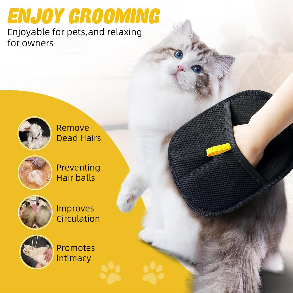 PawDaddy Static-Charged Pet Hair Removal Gloves: Easily Catch Pet Hair with PawDaddy